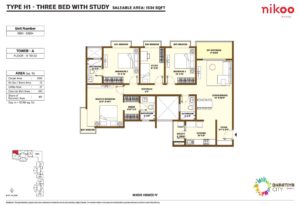bhartiya-city-nikoo-3.5-bhk-plan