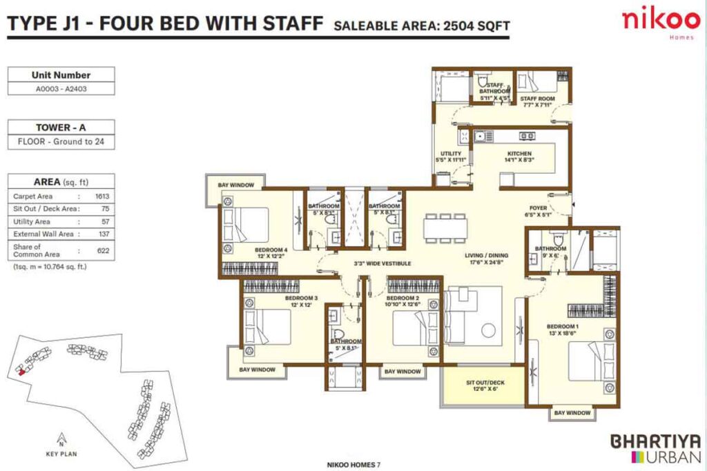 bhartiya-garden-estate-4-floor-plan
